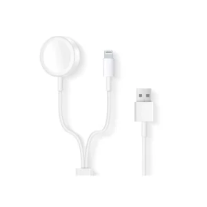 Coteetci WS-19 2 in 1 iWatch Charger Lightning Cable for iWatch